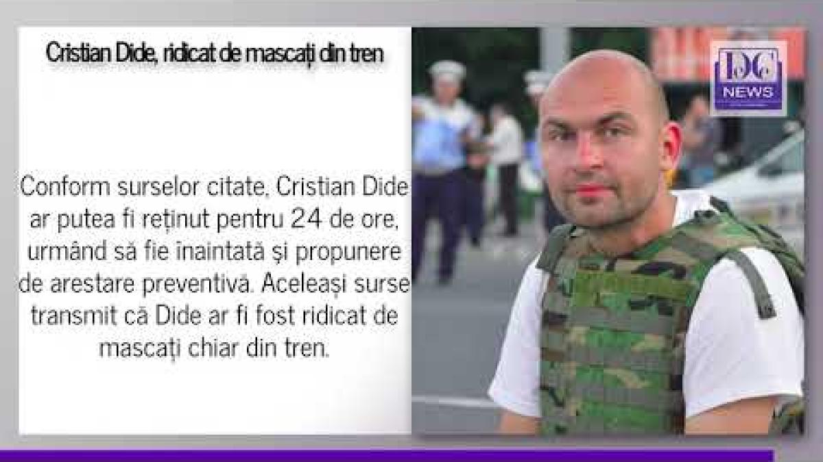 DIICOT, percheziții acasă la Cristian Dide. Acuzații de trafic de droguri, susțin sursele