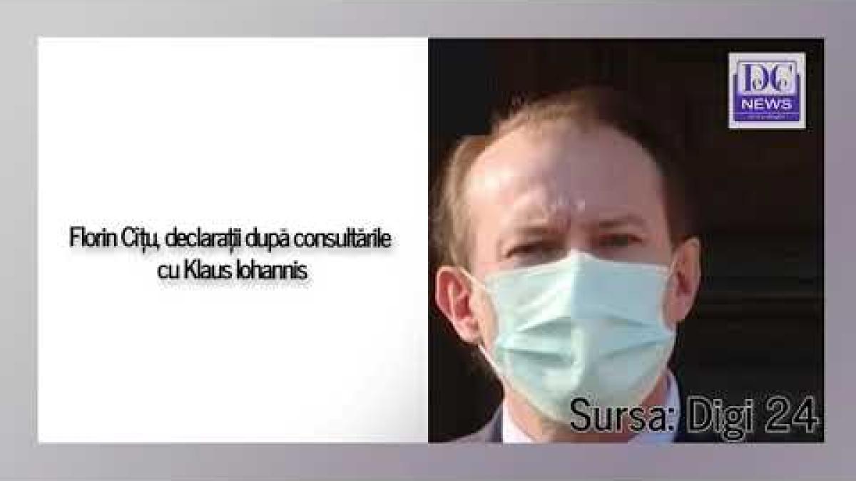 Florin Cîțu, declarații după consultările cu Iohannis. Răspuns pentru Turcan
