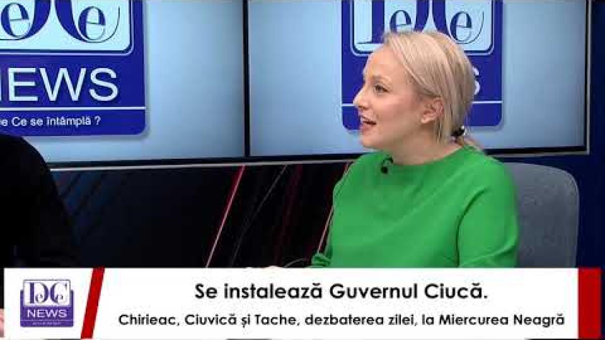 Se instalează Guvernul Ciucă. Chirieac, Ciuvică și Tache, dezbaterea zilei, la Miercurea Neagră