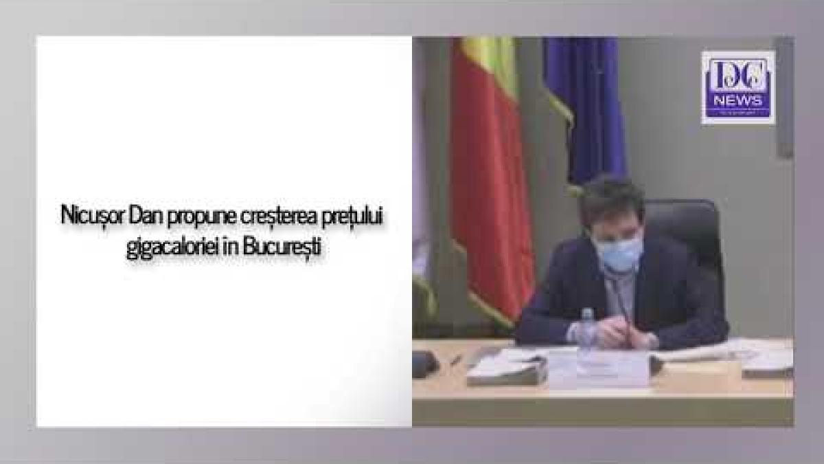 Nicușor Dan propune creșterea prețului gigacaloriei în București