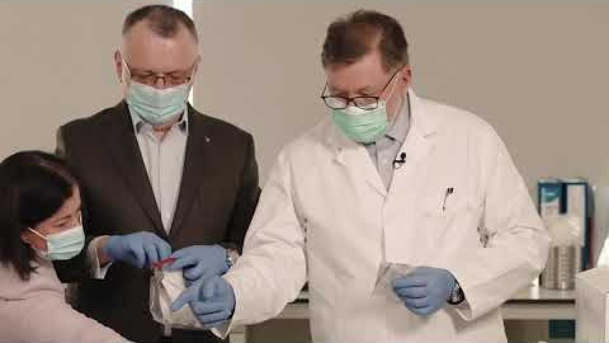Cum se pregătesc testele de salivă antigen. Rafila și Cîmpeanu explică