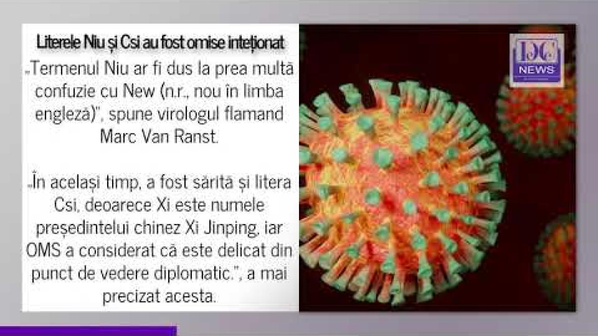 De ce noua variantă Omicron nu se numește Niu sau Csi