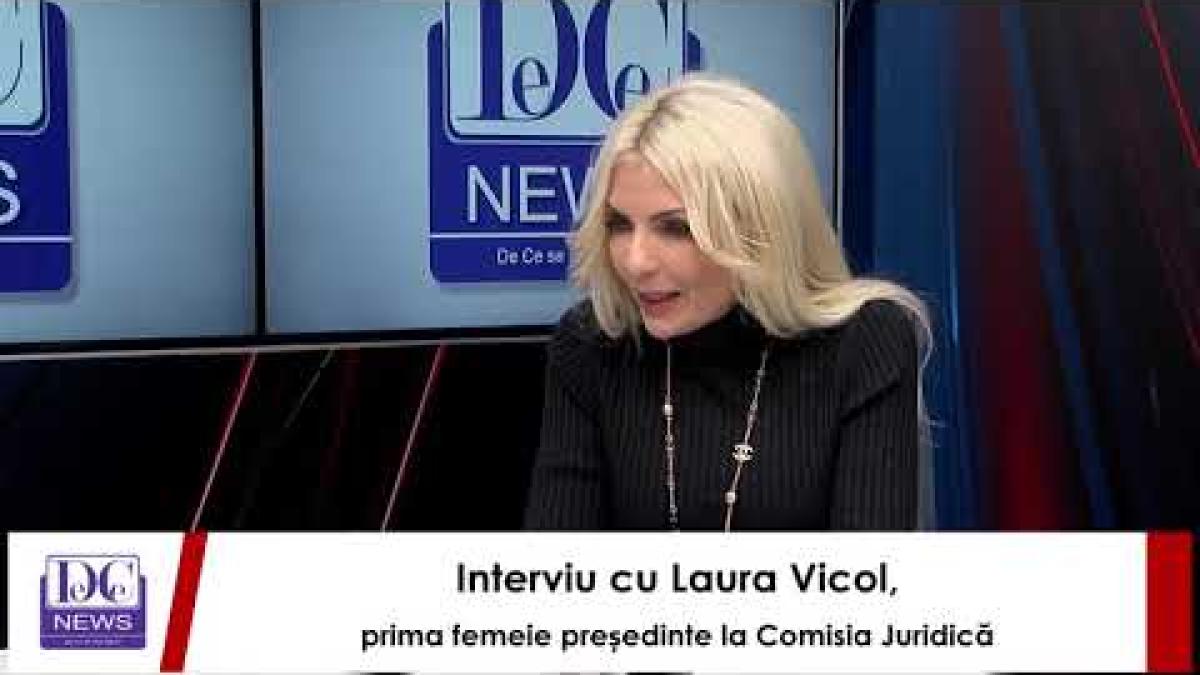 Interviu cu Laura Vicol, prima femeie președinte la Comisia Juridică