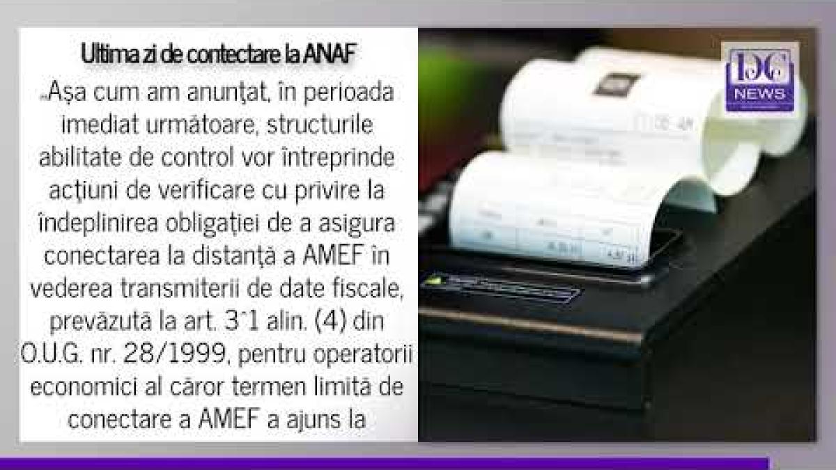 30 noiembrie rămâne termenul limită pentru conectarea caselor de marcat la sistemul ANAF