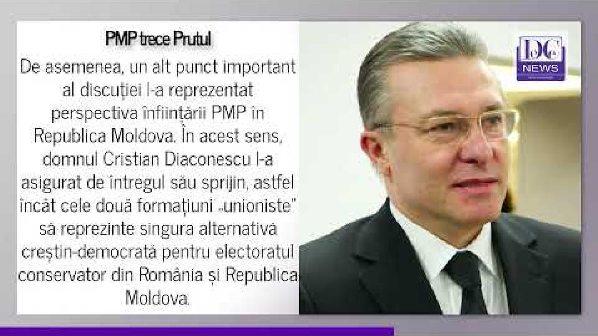 PMP trece Prutul. Cristian Diaconescu, despre extinderea în Republica Moldova