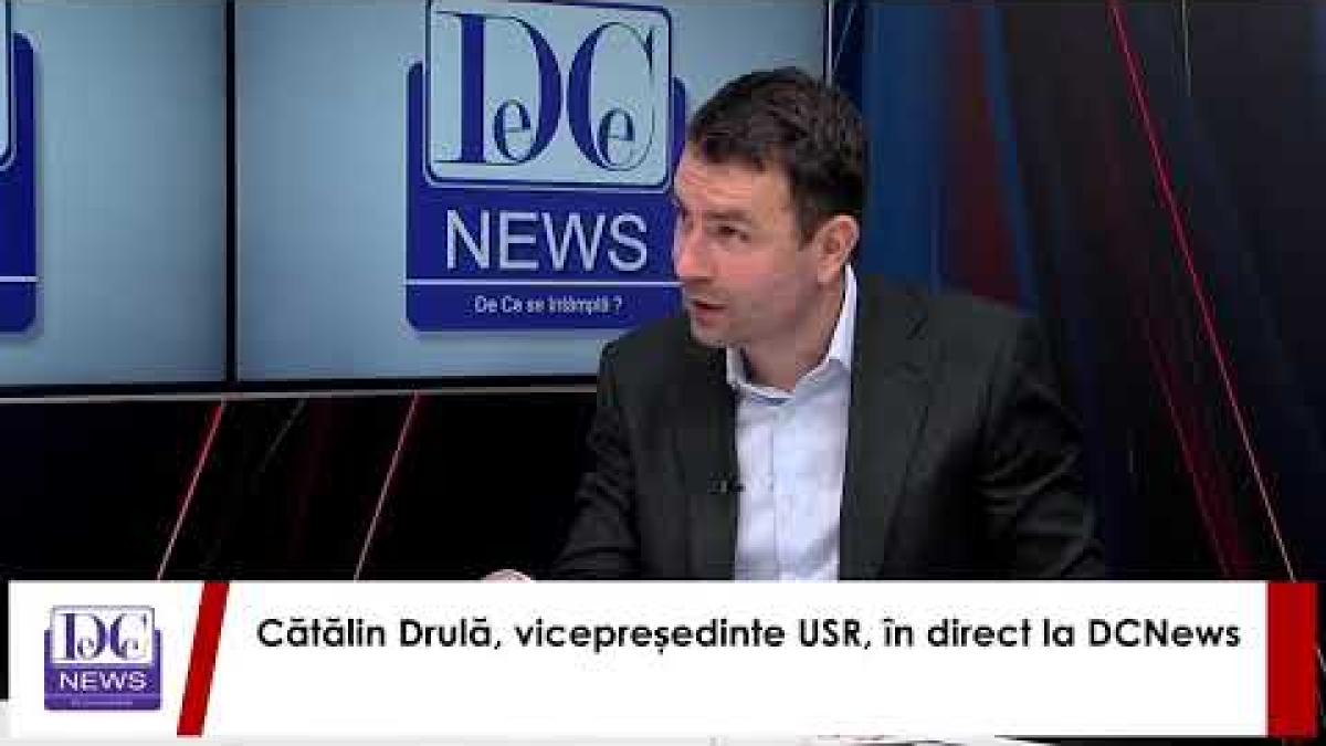 Cătălin Drulă, la DCNews, în emisiunea ”Ce se întâmplă?” a lui Răzvan Dumitrescu