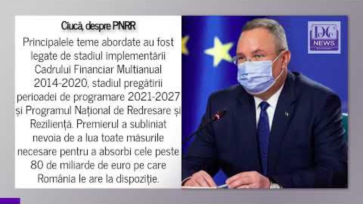 Ciucă, ordin despre fondurile europene: Nu voi accepta să nu absorbim acești bani