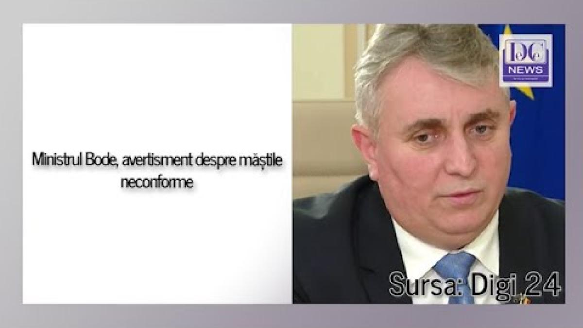 Bode zice că cei cu măști textile vor fi amendați ca și cum nu poartă mască. Sancțiune de mii de lei