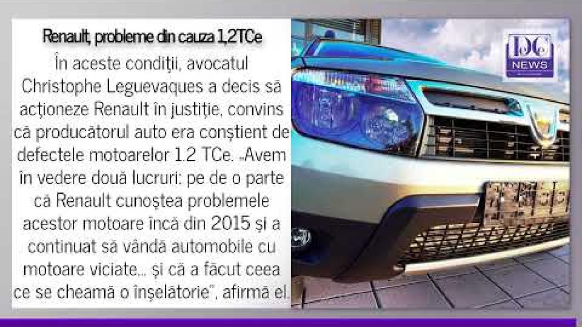 Francezii vor acționa în instanță Renault din cauza motorului 1.2TCe