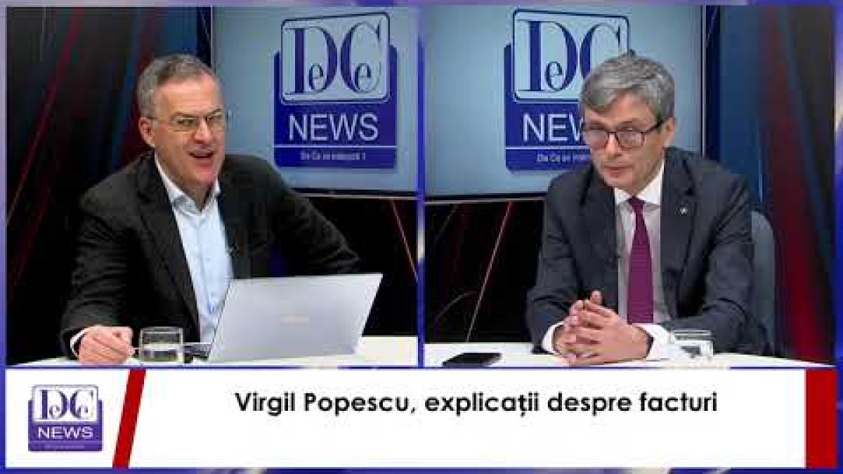 Facturi energie. Ministrul Virgil Popescu, invitatul lui Răzvan Dumitrescu la "Ce se întâmplă?"