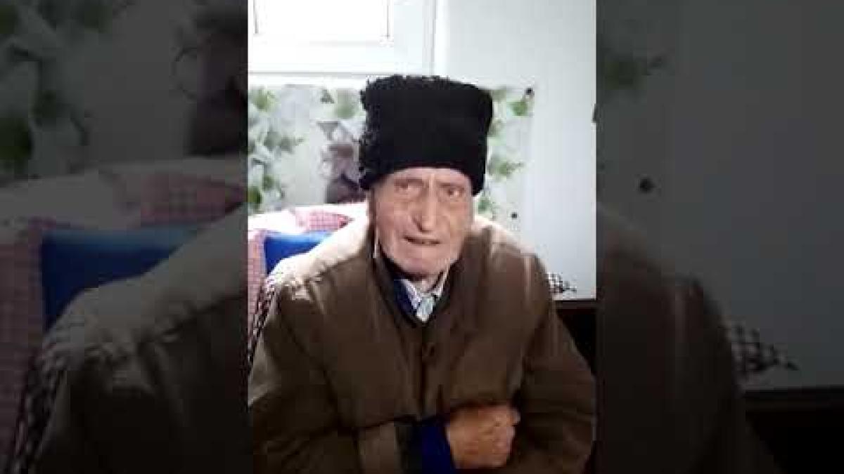 Coconel Neculai este veteran de război. Are 100 de ani