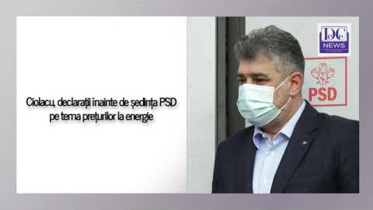 Ciolacu, declarații înainte de ședința PSD pe tema prețurilor la energie