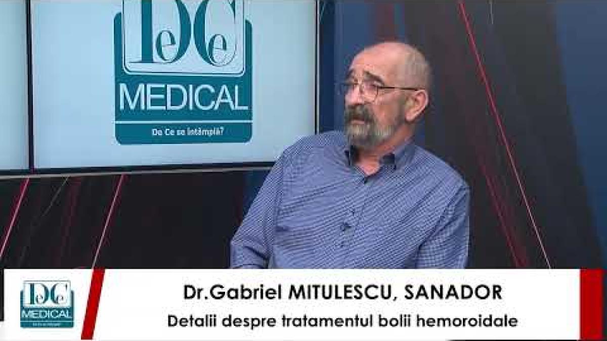 Tratamentul bolii hemoroidale. Dr. Mitulescu, despre alifii: Li se face reclamă. Nu au nicio valoare