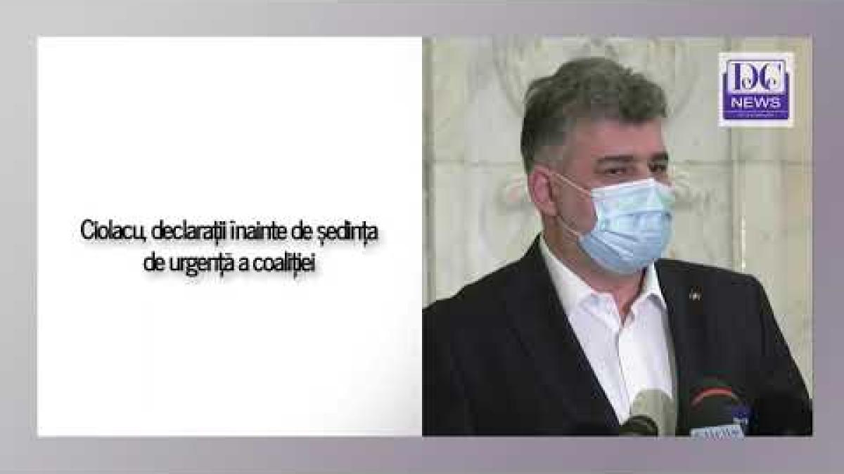 Marcel Ciolacu, declarații înainte de ședința de urgență a coaliției