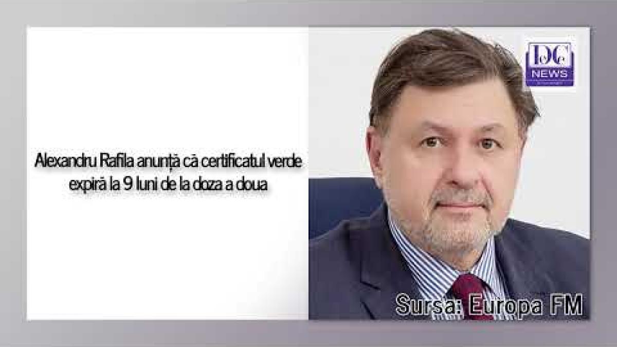 Ministrul Rafila anunță că certificatul verde expiră fără doza booster. Ce condiții sunt