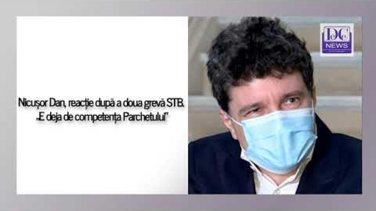 Nicușor Dan, reacție după a doua zi de grevă STB. „E deja de competența Parchetului”