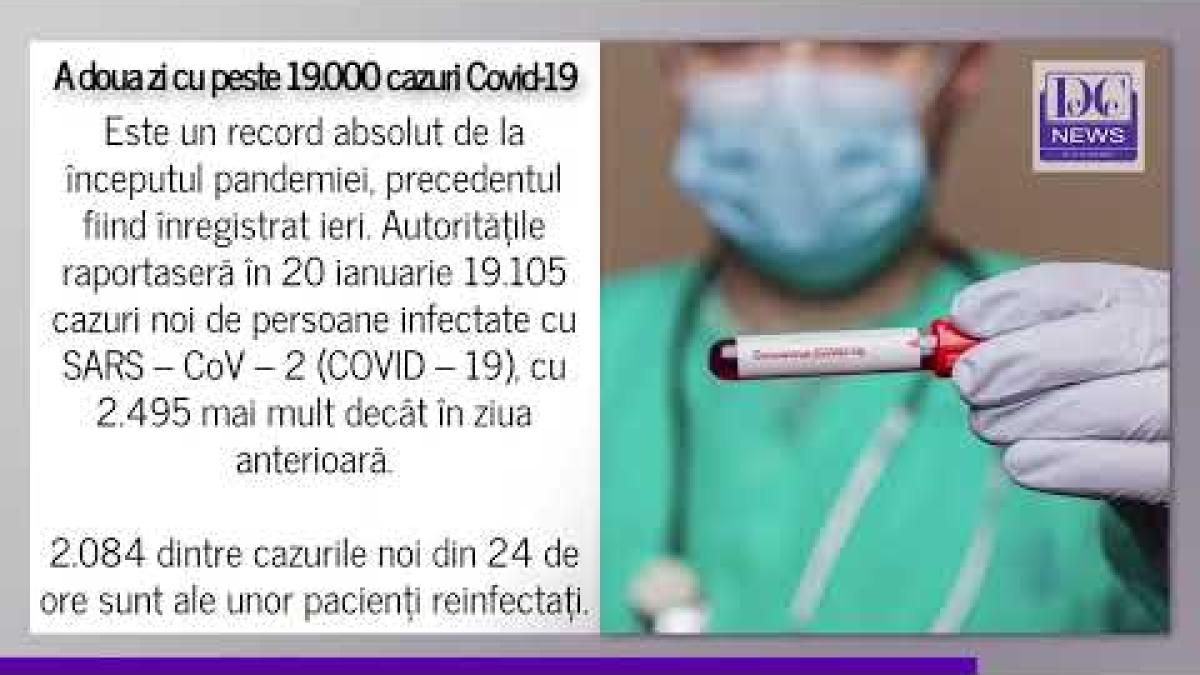 Vârfuri consecutive ale pandemiei în România. Bilanț 21 ianuarie 2022
