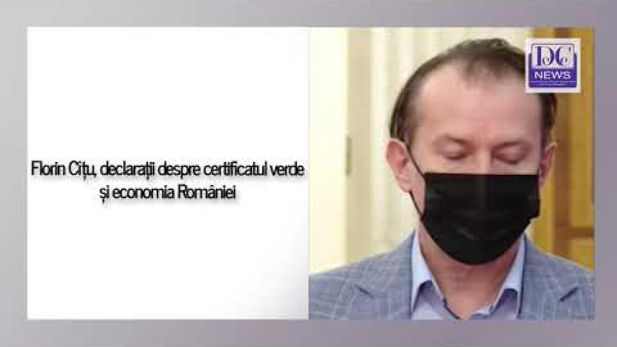 Florin Cîțu, declarații despre certificatul verde și criza facturilor