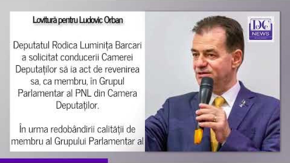 Lovitură pentru Ludovic Orban. A fost părăsit. Echipa lui, tot mai subțire