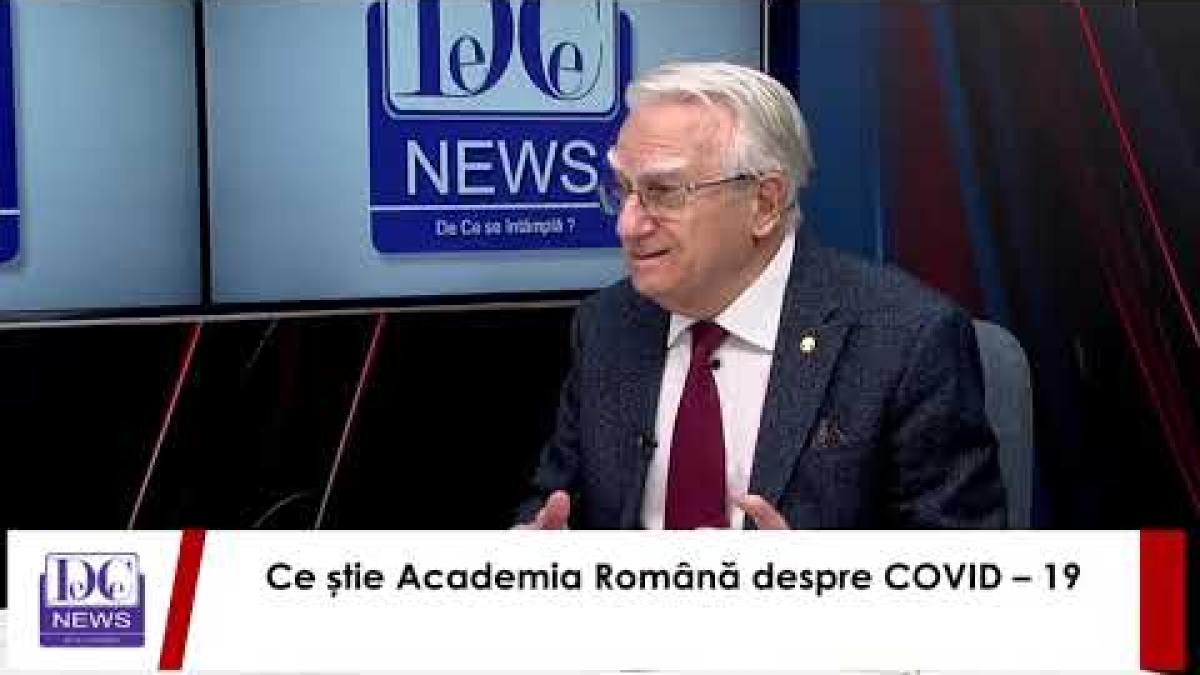 Măsurile anti Covid, subiectul zilei  Academicianul Victor Voicu, invitatul lui Dumitrescu
