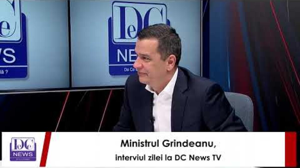 Ministrul Grindeanu, interviul zilei la DC News TV