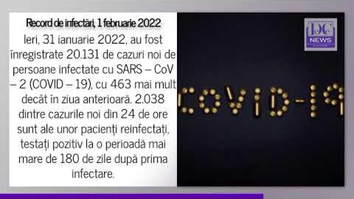 1 februarie 2022, ziua cu peste 40.000 infectări în România