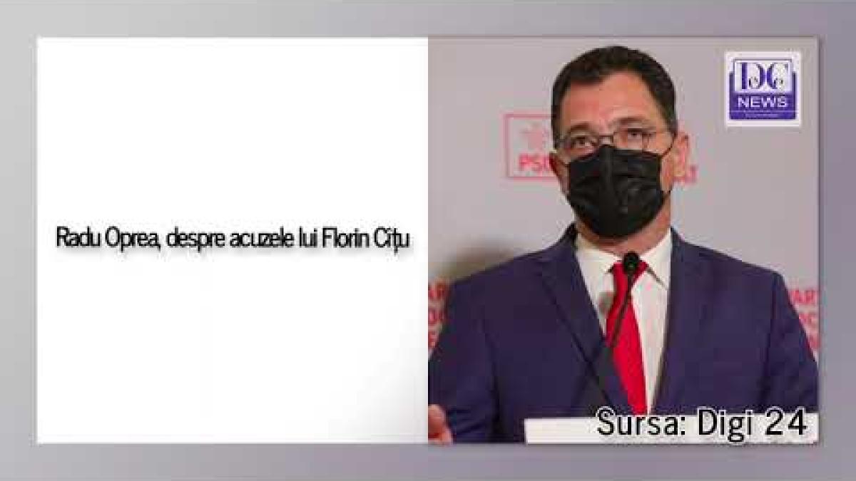 Radu Oprea, răspuns în cazul campaniei împotriva lui Florin Cîțu