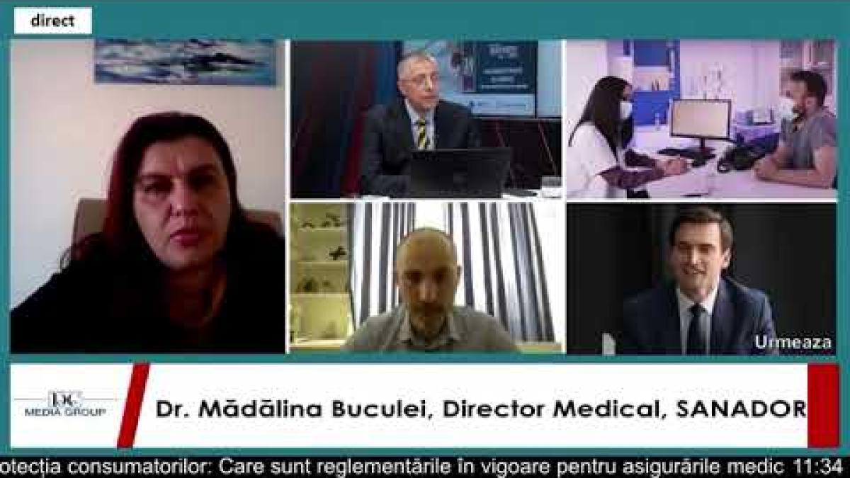 Mădălina Buculei, Director Medical SANADOR: Multiplele avantaje dacă ai asigurare de sănătate