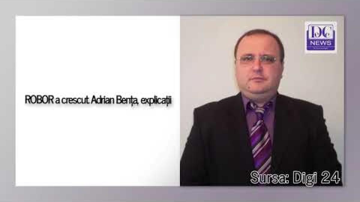 ROBOR, nivel record din 2014 încoace. Adrian Bența, explicații