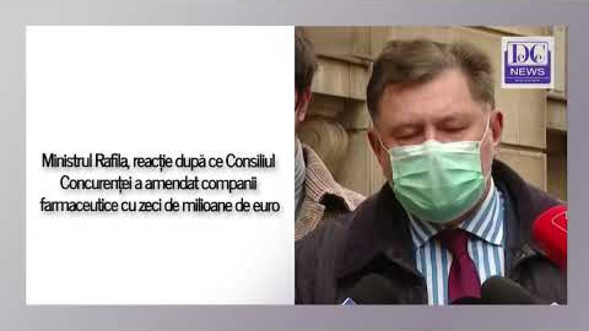 Ministrul Rafila, reacție în cazul companiilor farmaceutice amendate pentru criza imunoglobulinei
