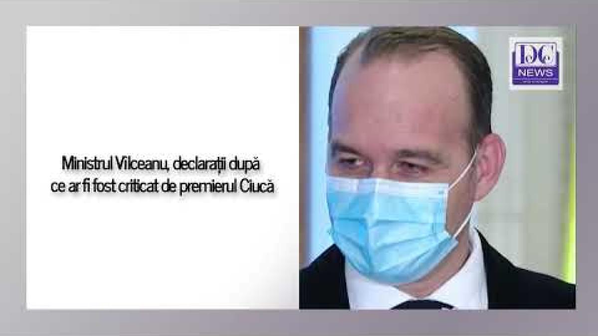 Ministrul Vîlceanu, declarații după ce ar fi fost criticat de premierul Ciucă