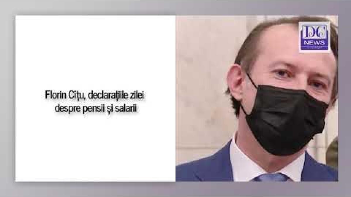 Florin Cîțu, declarațiile zilei despre pensii și salarii
