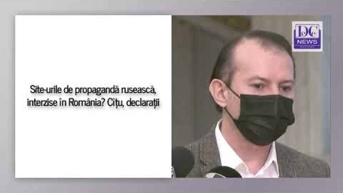 Site-urile de propagandă rusească, interzise în România? Florin Cîțu, declarații