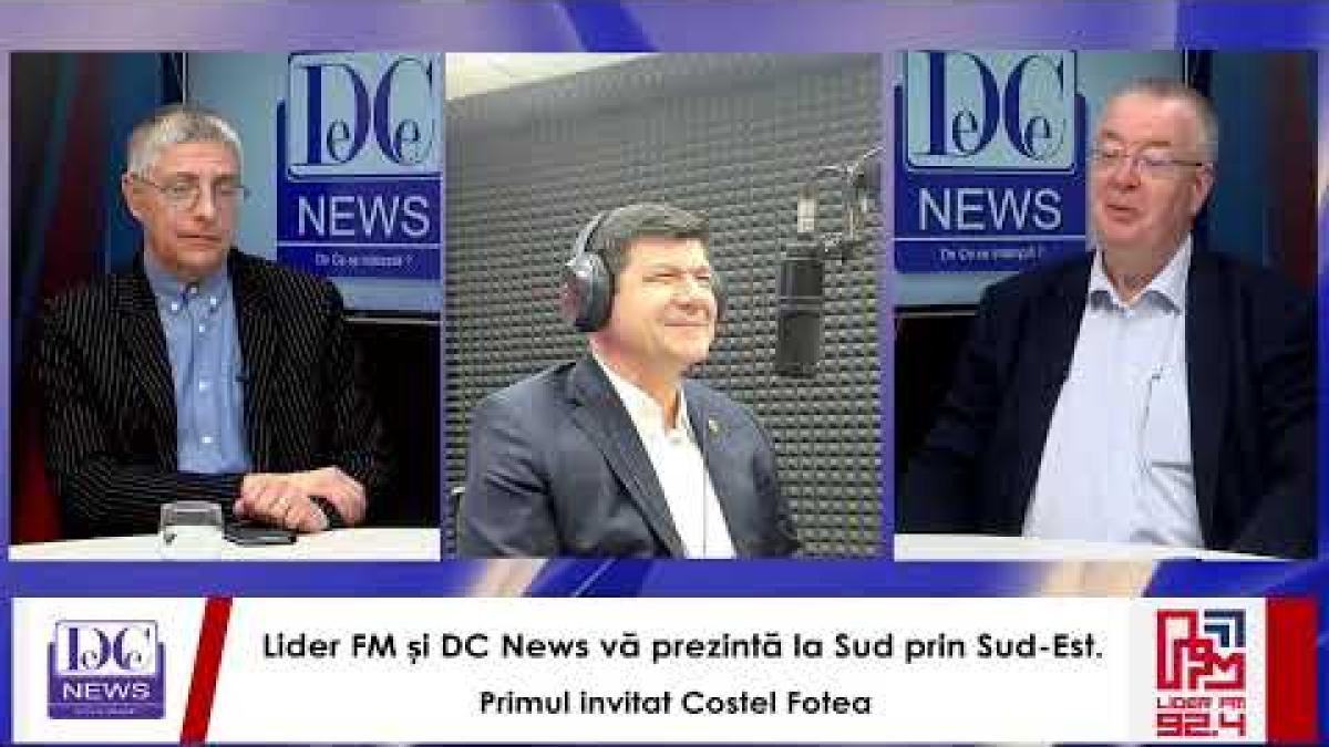 lider fm si dc news va prezinta la sud prin sud est primul invitat costel fotea