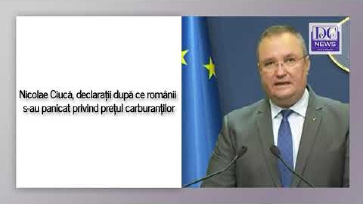 Premierul Ciucă, declarații după ce românii s-au panicat privind prețul carburanților