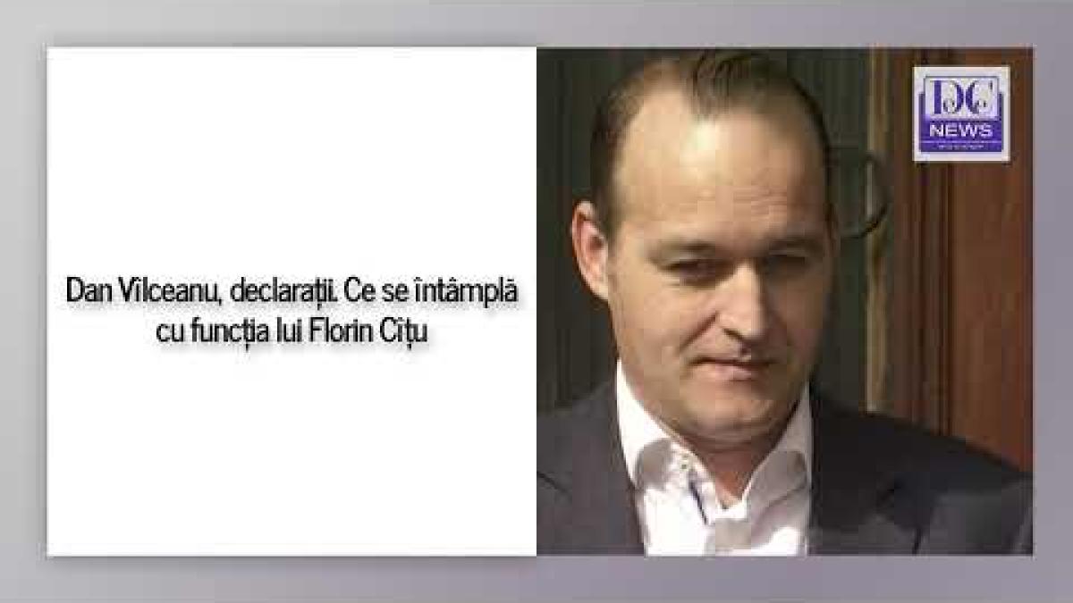 Dan Vîlceanu, declarații. Ce se întâmplă cu funcția lui Florin Cîțu