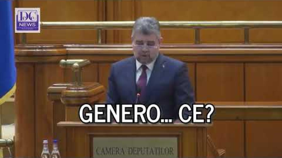 Ciolacu, discurs în Parlament înainte de Zelenski (DOAR GREȘELILE)