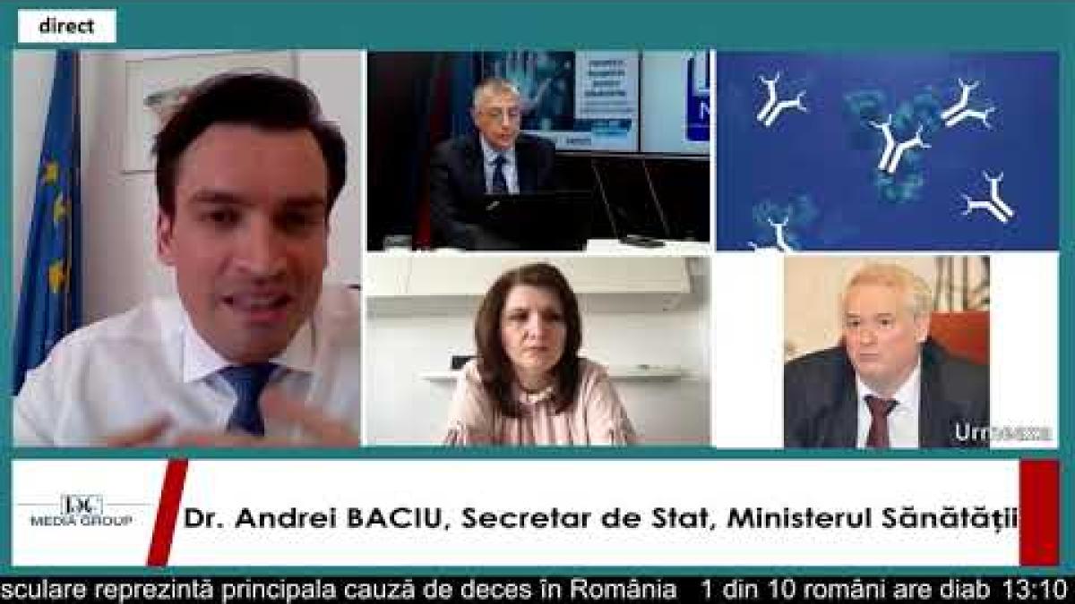Andrei Baciu, intervenție în dezbaterea „Prevenția și descoperirea precoce a îmbolnăvirilor”