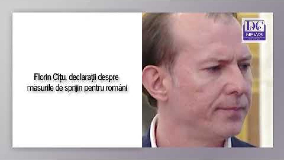 Florin Cîțu, declarații despre măsurile de sprijin pentru români