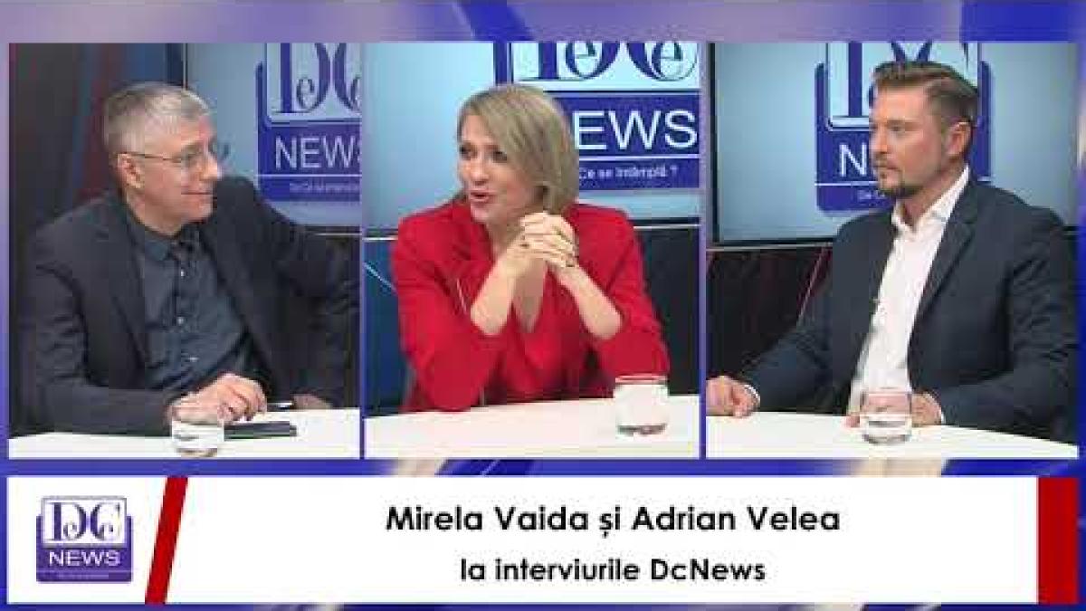 Mirela Vaida și Adrian Velea, interviu special la DC News