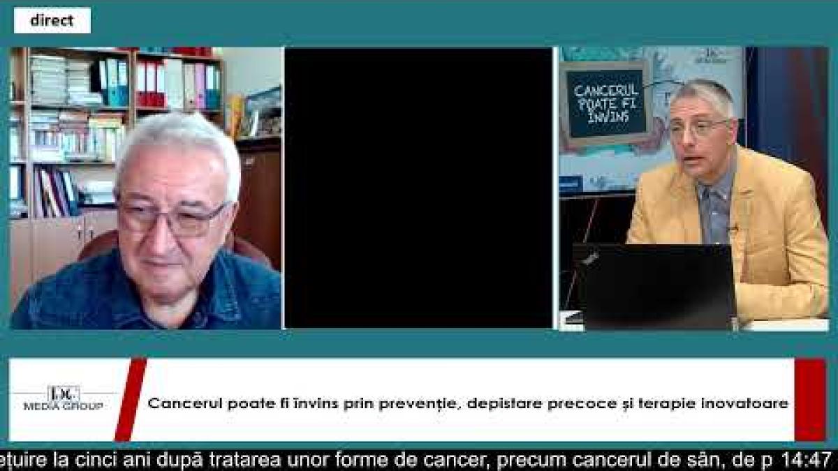 Cancerul poate fi învins prin prevenție, depistare precoce și terapie inovatoare. Dezbatere DC News