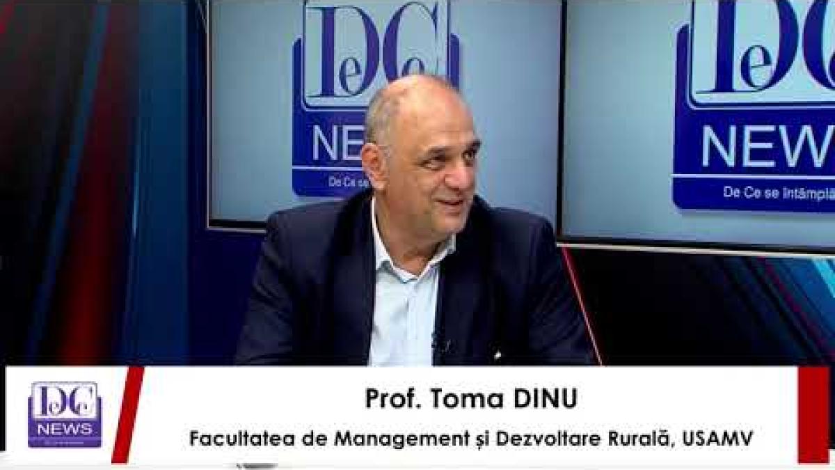 oma Dinu, decanul de la Management și Dezvoltare Rurală, la DCNews