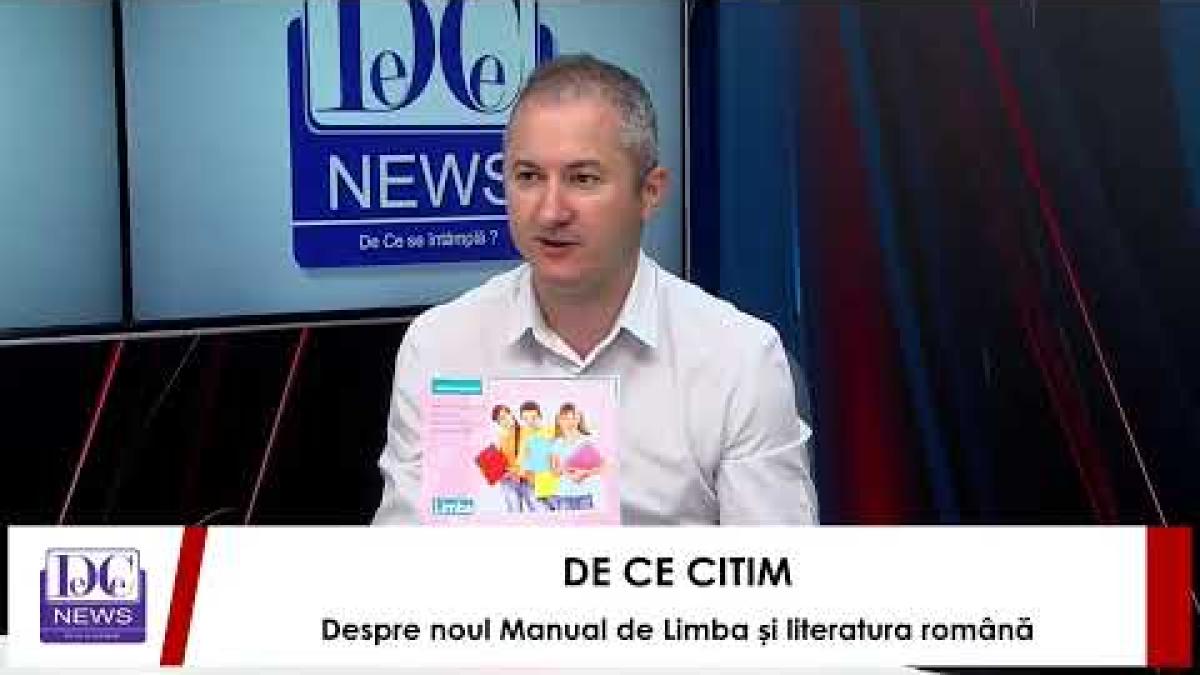 De Ce Citim – Despre Manualul de Limba și literatura română