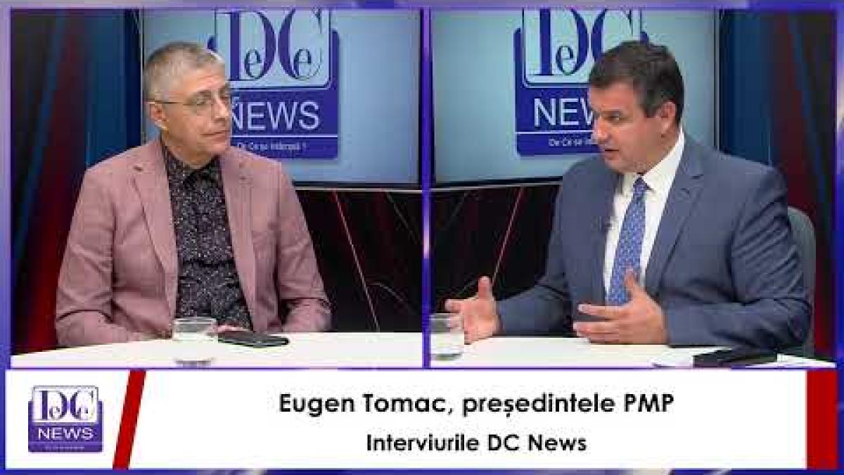 Eugen Tomac, președintele PMP, la interviurile DC News