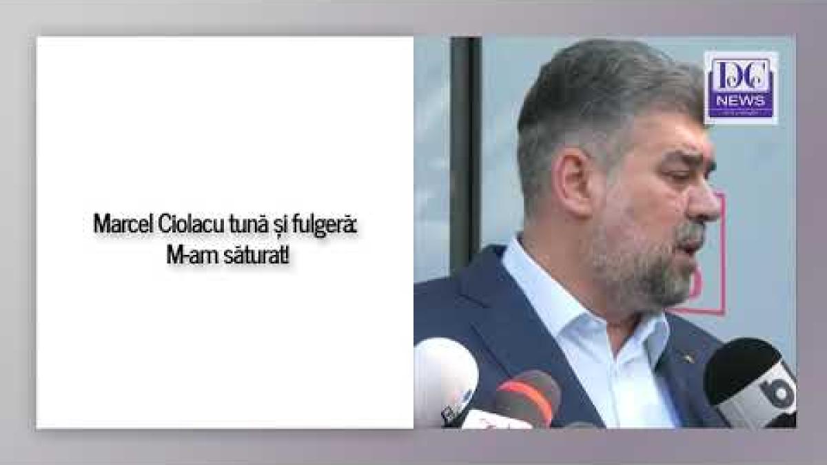 Marcel Ciolacu tună și fulgeră: M-am săturat!