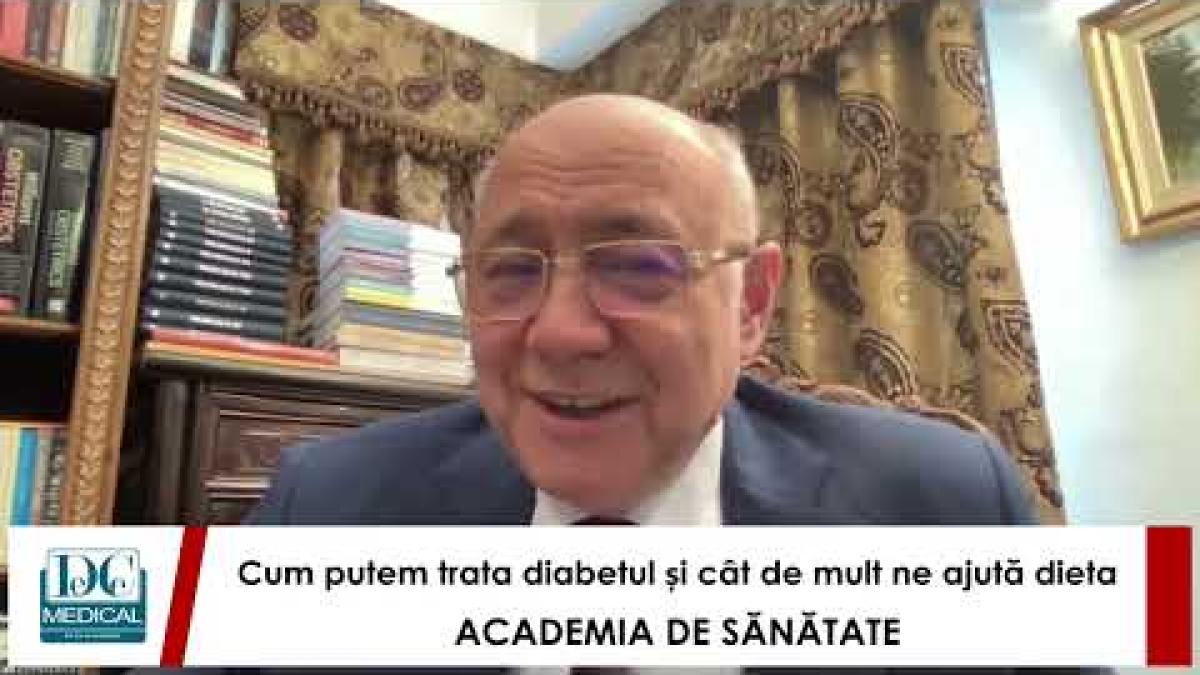 Poate fi diabetul vindecat doar cu regim alimentar? Simona Carniciu, la ACADEMIA DE SĂNĂTATE