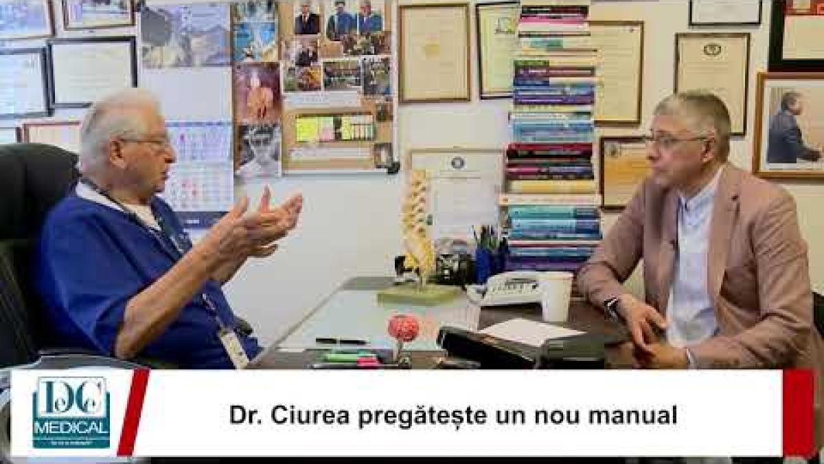 ”Tratat de neurochirurgie”. Ciurea: Irinel Popescu, idee formidabilă. Colaboratori din toată țara