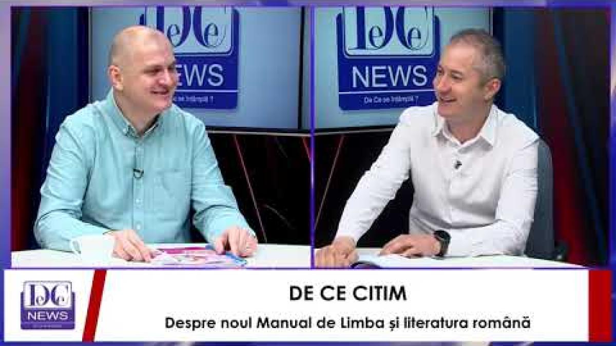 De Ce Citim – Despre Manualul de Limba și literatura română.
