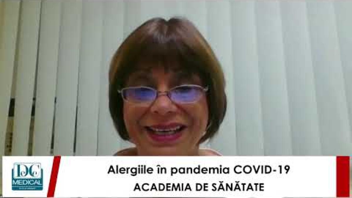 Alergiile, cum le prevenim și tratăm. Prof. Dr. Carmen BUNU-PANAITESCU, la Academia de Sănătate