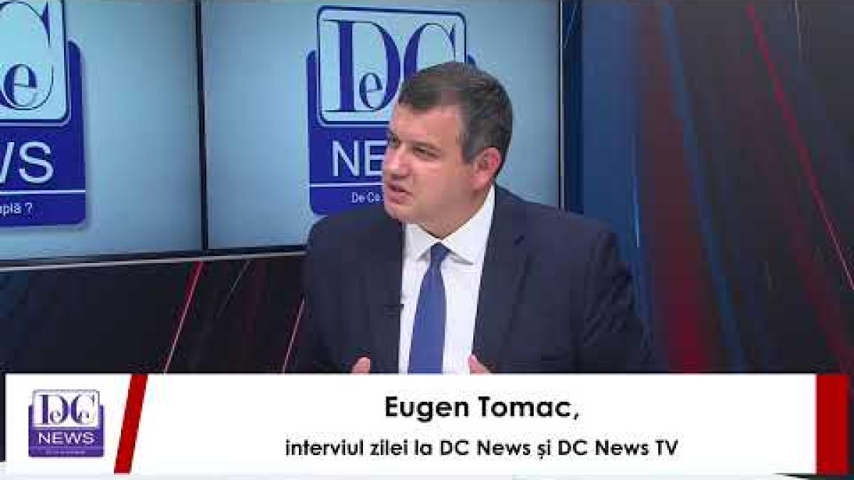 Eugen Tomac, interviul zilei la DC News și DC News TV